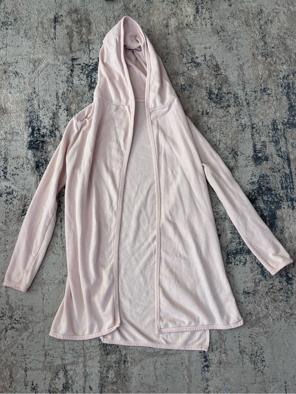 Light pink hooded jacket
